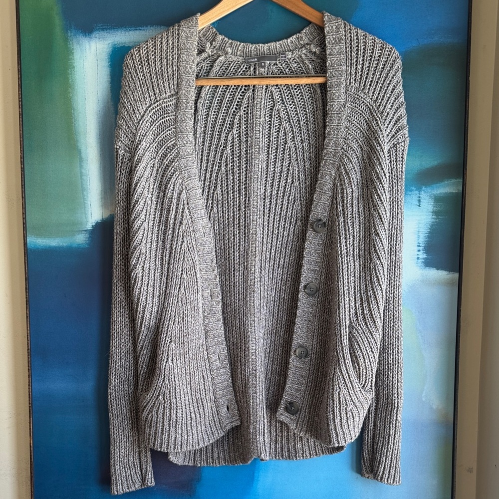 Vince Heather Gray Women's Cardigan